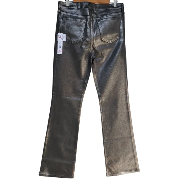 Joe's Jeans Flawless Hi Honey High Rise Curvy Bootcut Jeans In Foil Gunmetal